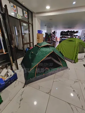 Oxford Polyester 1/2 Pax Automatic Waterproof Green Tent