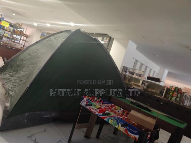 Camping Tent Polyester Water Proof 3x3m for 6 Pax Green - thumbnail 3