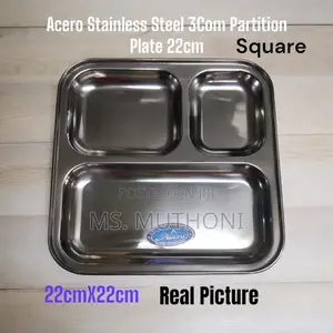 117791 Acero Stainless Steel 3com Partition Plate