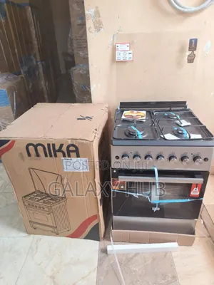 Mika 3+1auto Ignation 60 by 60 Standing Cooker Electric Oven