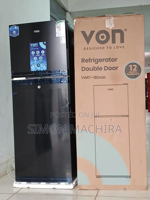 Von 138L VART-18DMK Fridge. Black