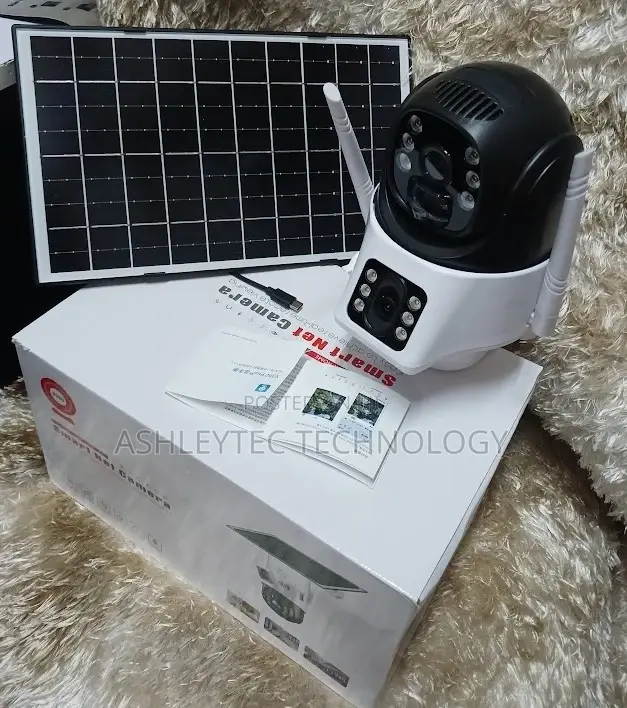 Dual Len #Solar PTZ 4G PTZ 4G Solar Powered Camera V380