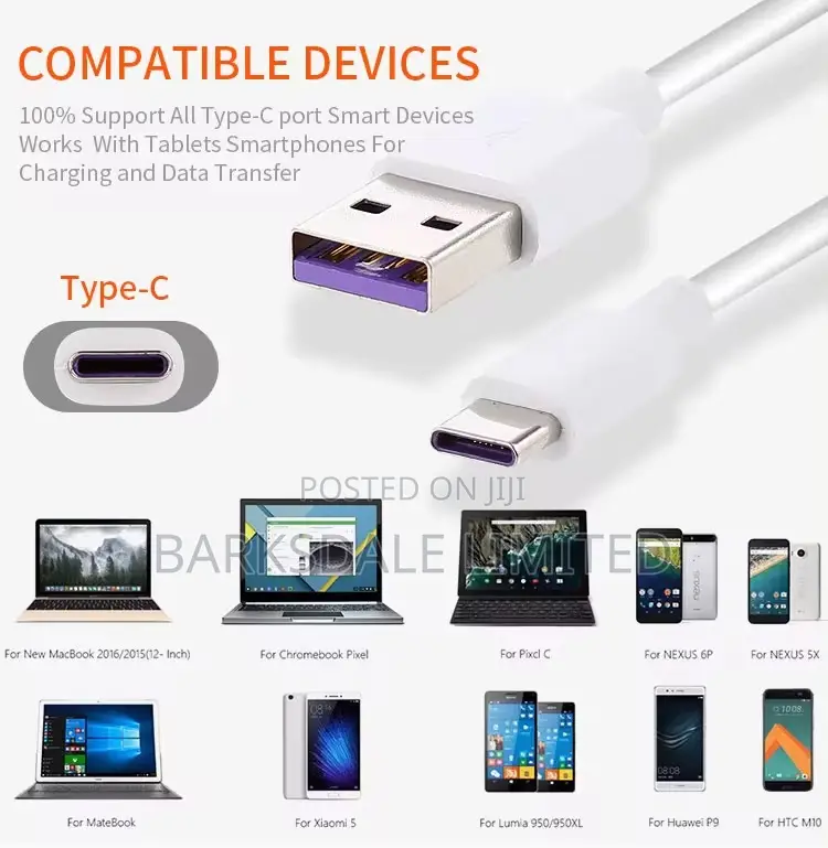 3 Meter USB C to a Charger QC 480mbps Data Transfer