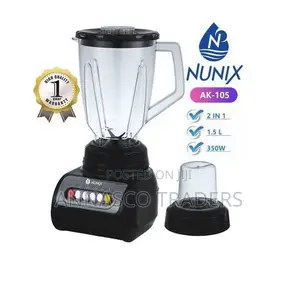 AK-105 - 2 in 1 Blender With Grinding Machine – 350W - 1.5L