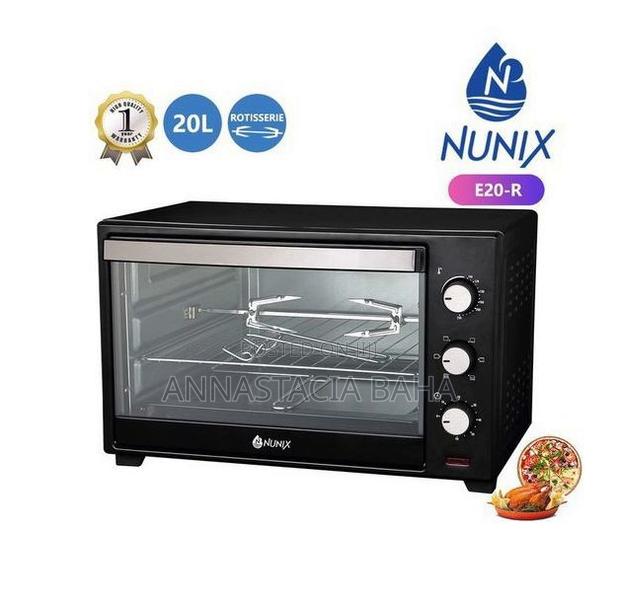 QUALITY Nunix 20L Electric Rotisserie Oven, 1280W - main view