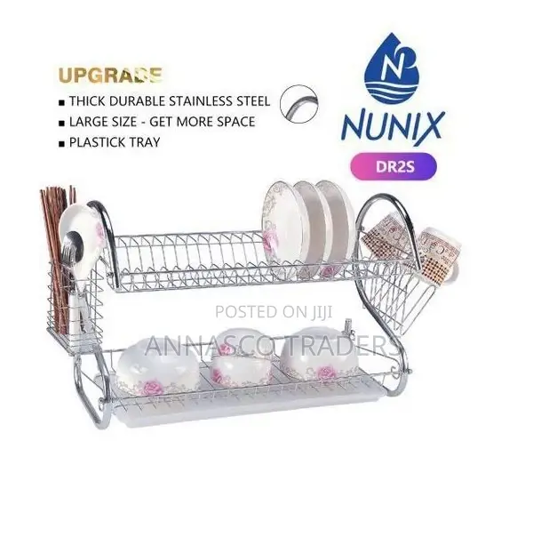 STRONG Nunix 2 Layer Stainless Steel Dishrack DR2S
