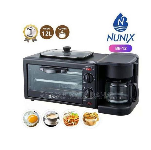 Nunix 3in1 Breakfast Maker Oven,Grill and Coffee Maker. - main view