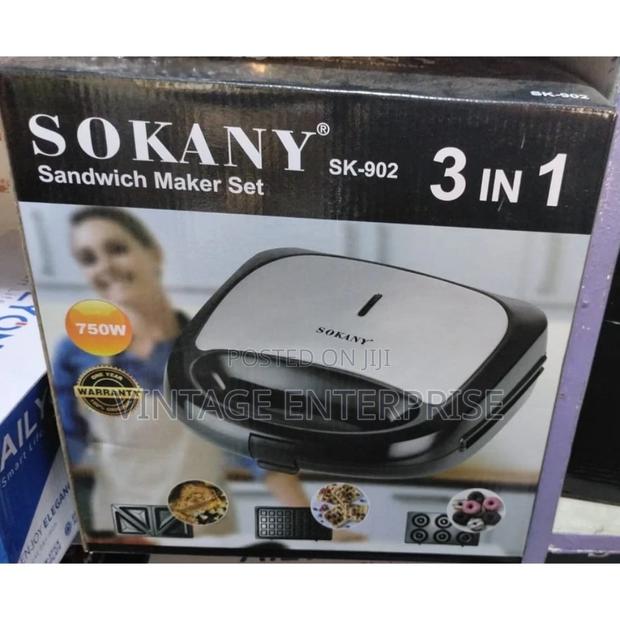 New 3 in 1 Sokany Sandwich Maker 
