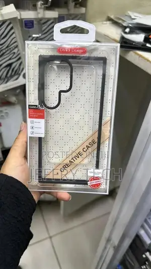 Samsung Galaxy S24 Ultra 5G Back Clear Case Black Border
