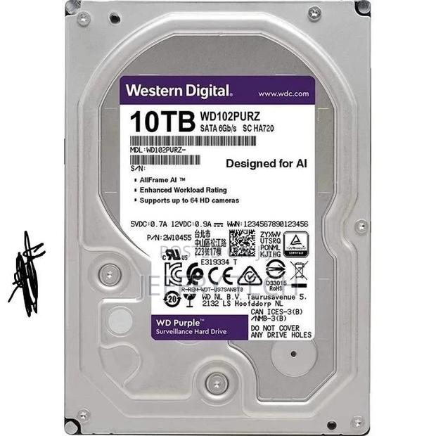 WD 10 Tera 3.5" SATA Hard Drive - main view