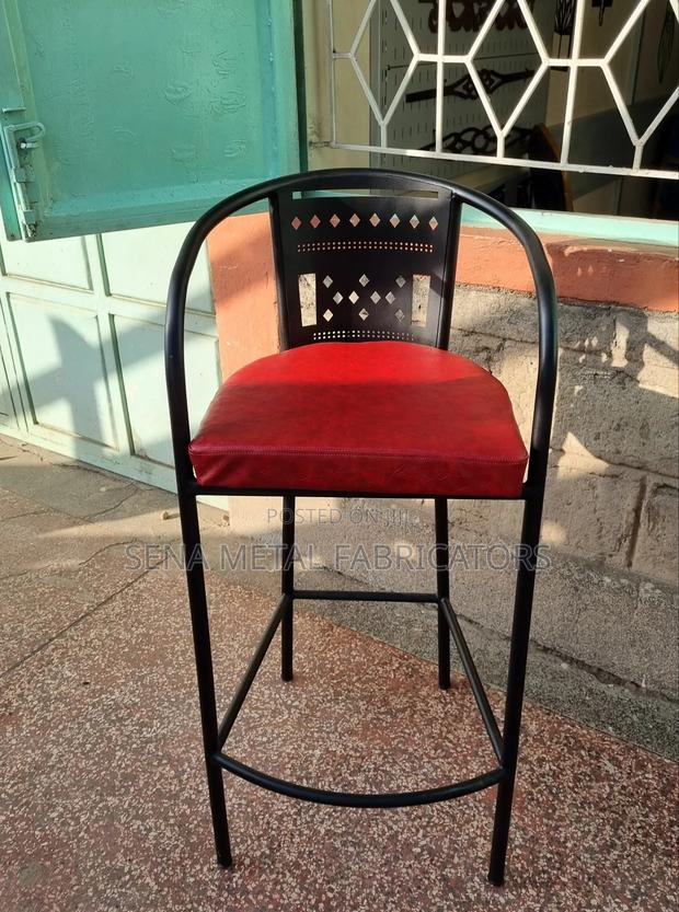 Hihigh-Quality Laser Cut Powder-Coated High Stools. - main view