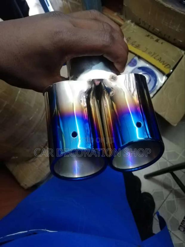 Double Twin Exhaust Decoration End Tip - thumbnail 3