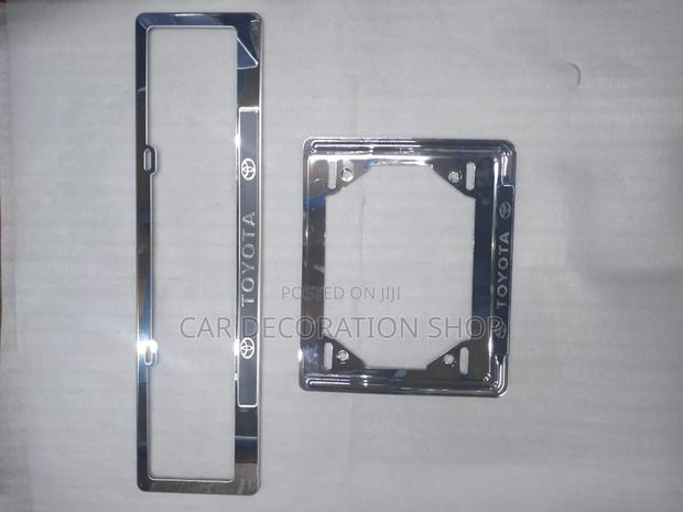 Toyota Branded Oblong and Square Plate Holder - main view