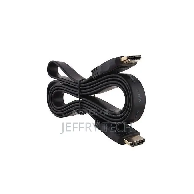HDMI HDTV Cable - Audio/Video - 3 Meters Flat