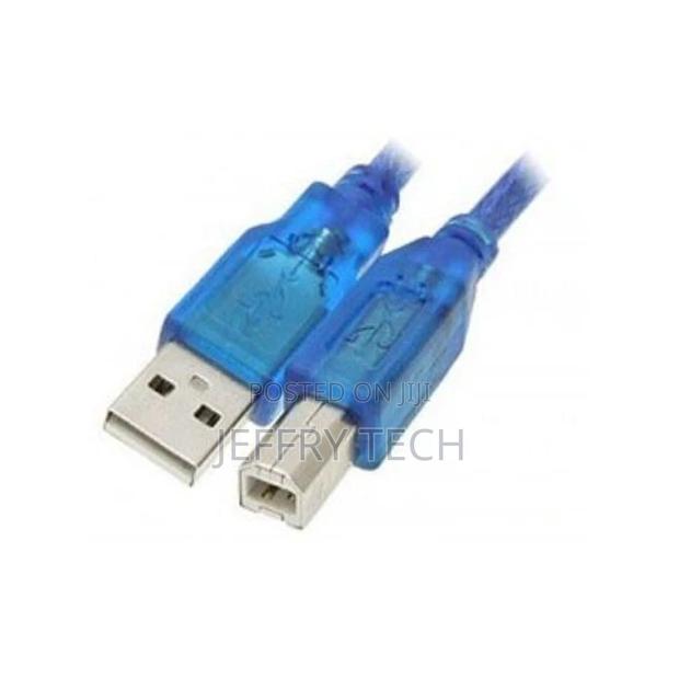 USB 2.0 Printer Cable - Blue - thumbnail 3