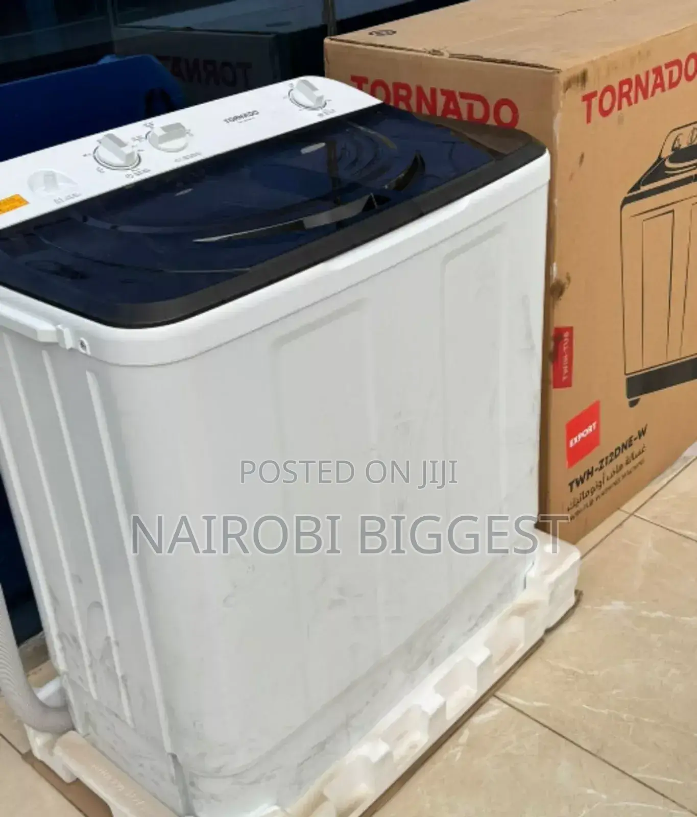Tornado 12 Kg Half Automatic Washing Machine