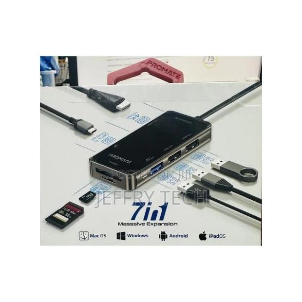 Promate 7-in-1 USB-C Hub - thumbnail 3