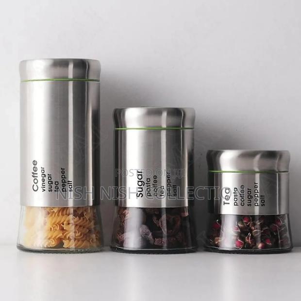 3 Piece Coffee,Sugar Tea Canister