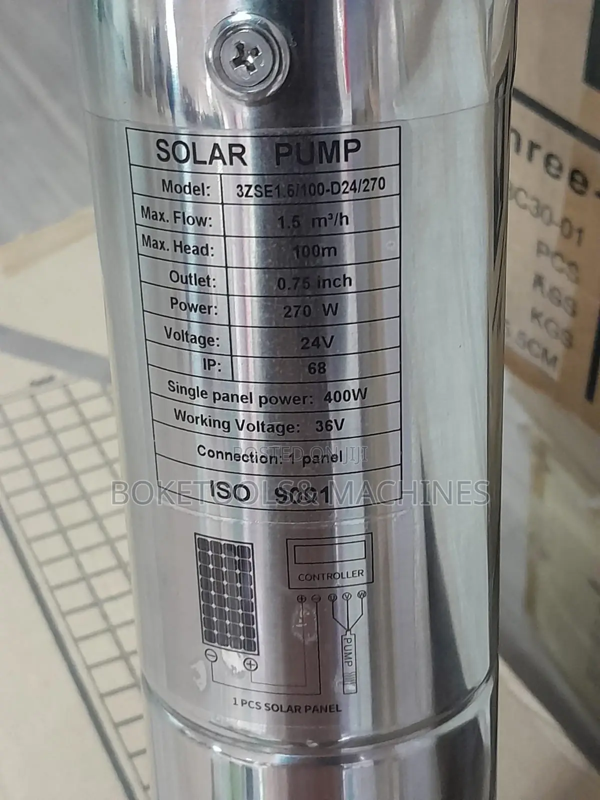 100m HEAD Solarpump