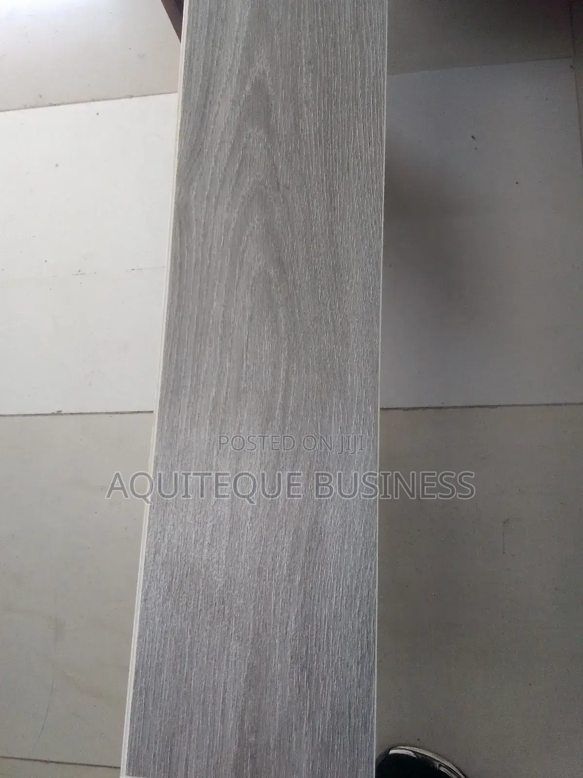 Waterproof SPC Flooring. Gray