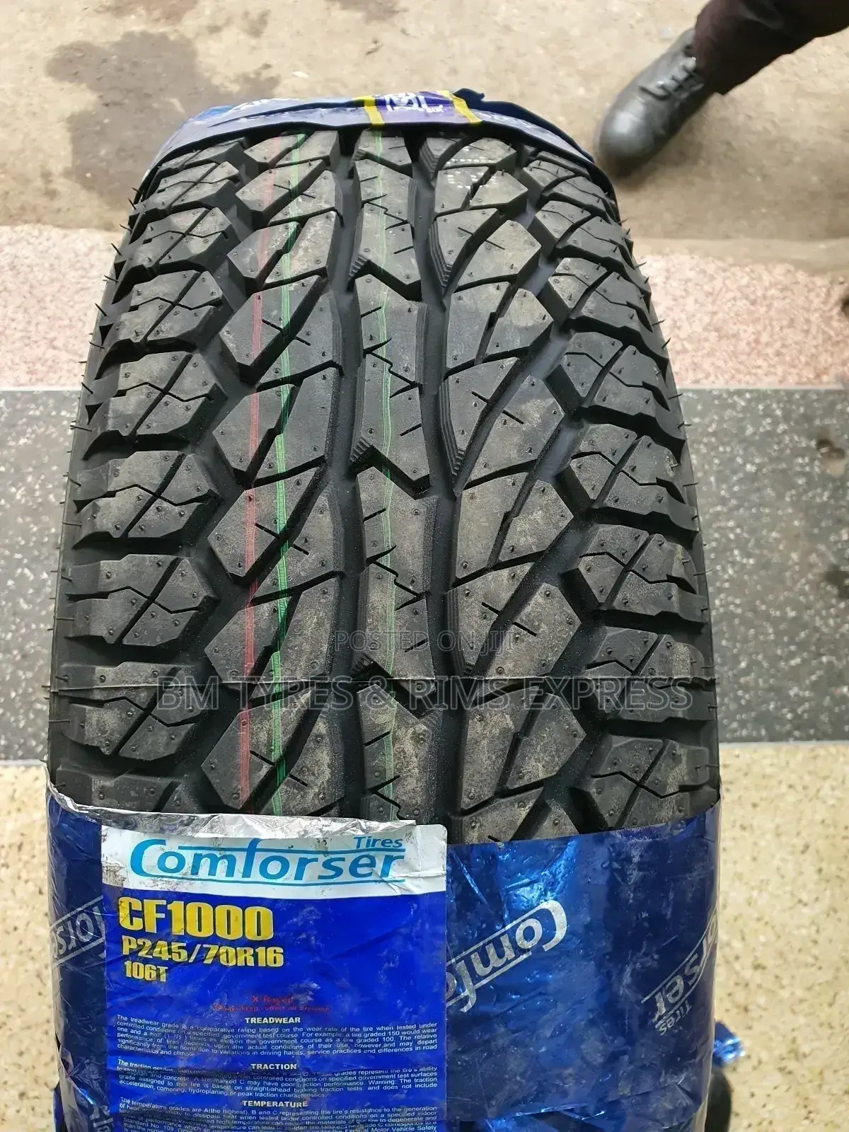 245 /70 R16 Comforser TYRES (Highway)