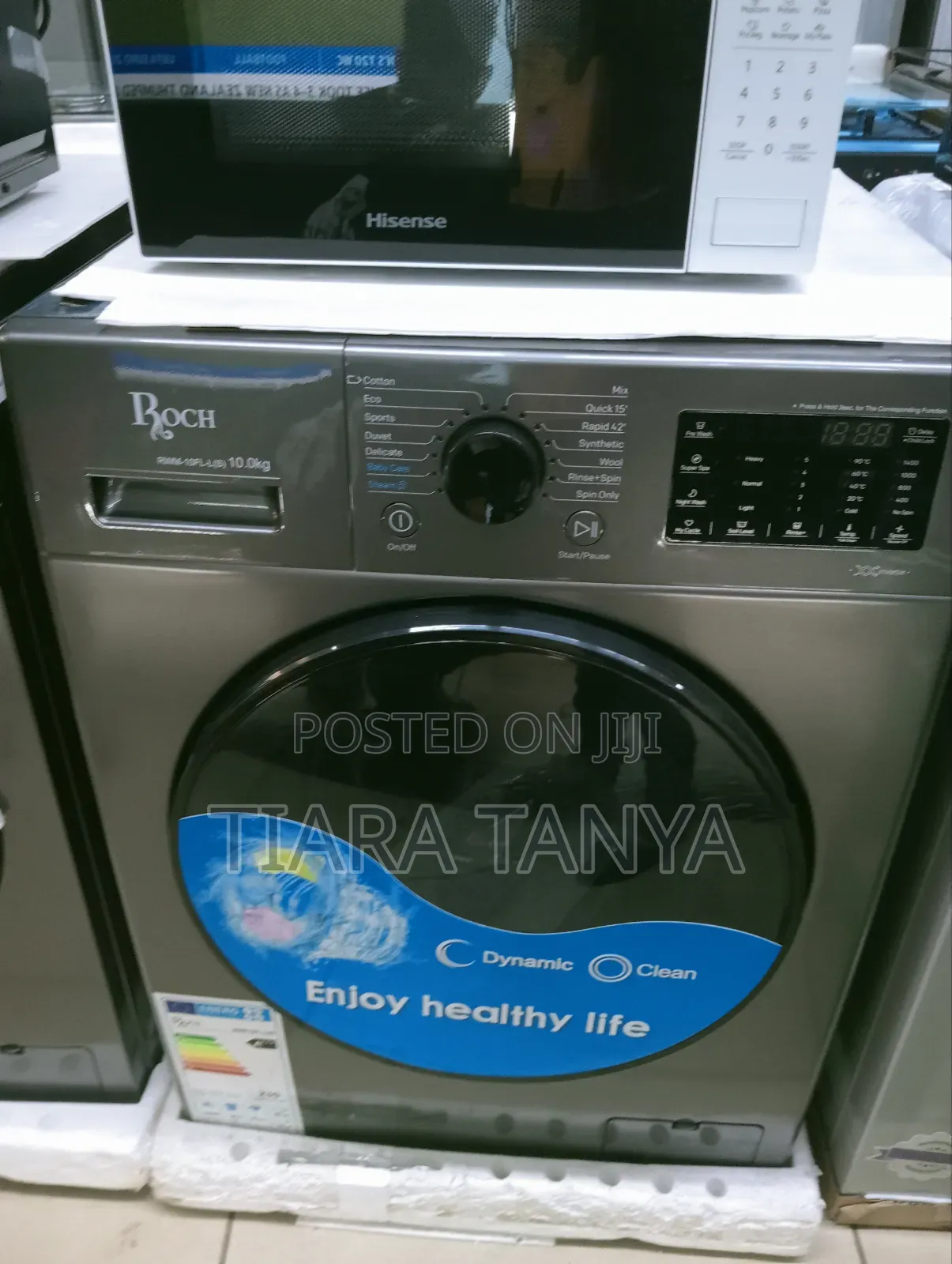 Roch 10kgs Front Load Washing Machine
