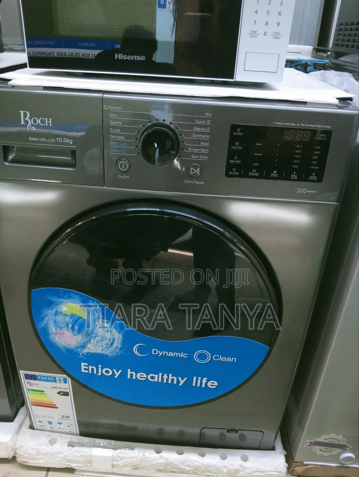 Roch 10kgs Front Load Washing Machine