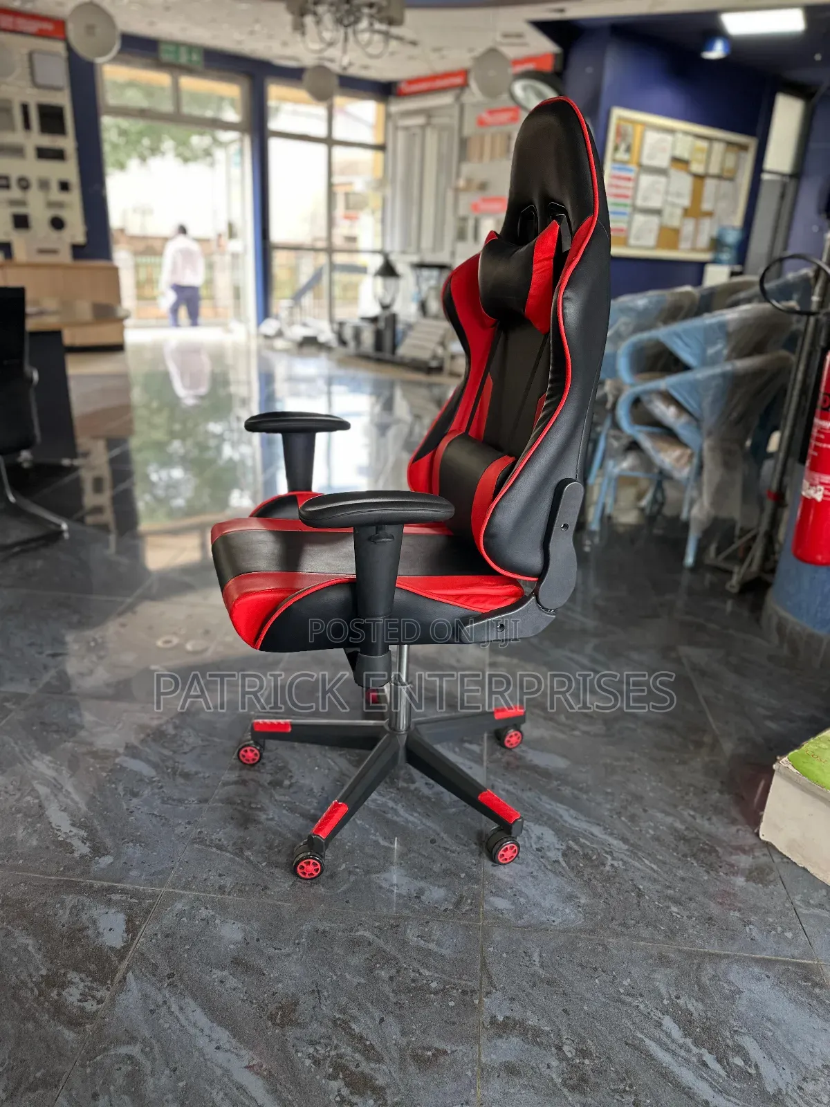 Executive Imported Leather Gaming Chair