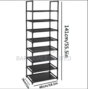 Shelf Storage Corner Rack Tall Shoe Rack 8-Tier Organizer