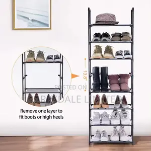 Shelf Storage Corner Rack Tall Shoe Rack 8-Tier Organizer