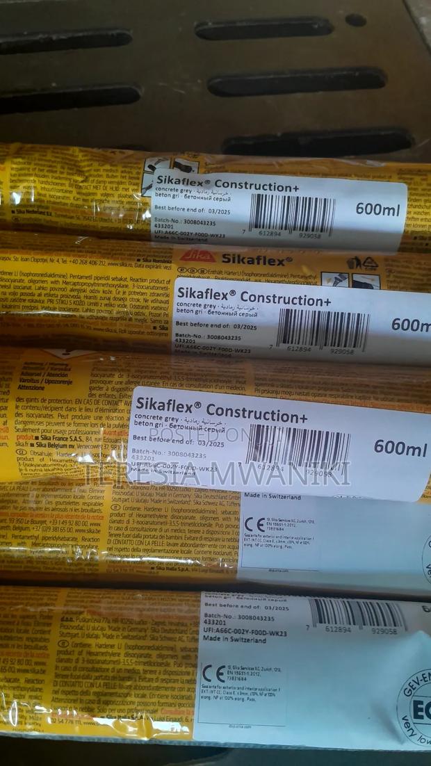 Sika Sikaflex Construction Plus 600ml Sausage - main view