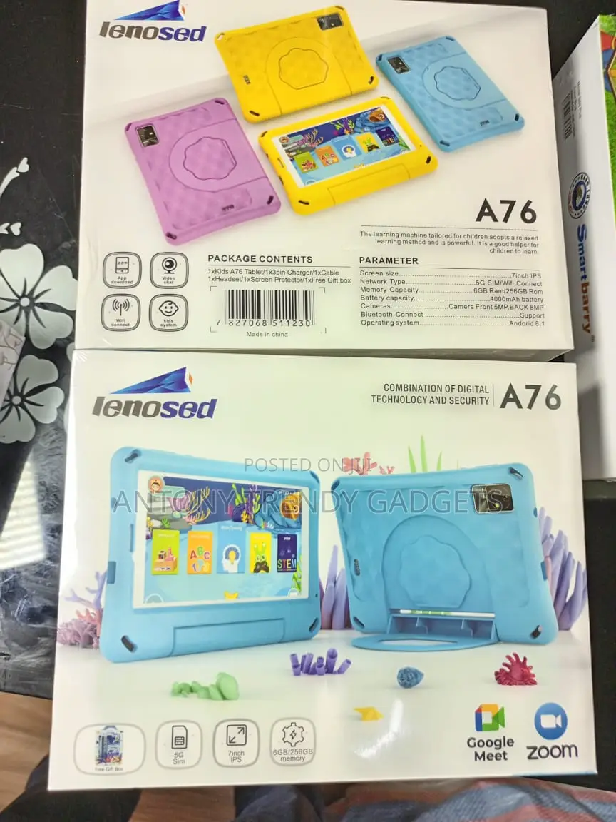 Lenosed A76 Kids Tablet Sim Card Enabled