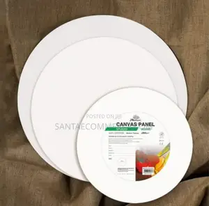 Round Canvas Boards – Framed Primed
