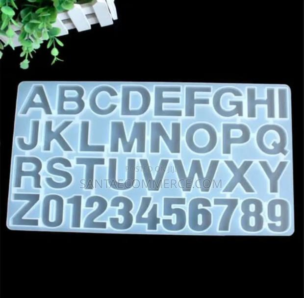 Letter Silicone Molds - main view