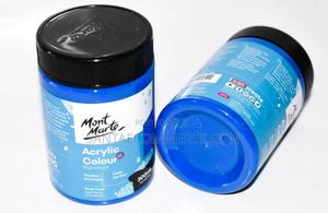 Deep Cyan Acrylic Paint – 300ml Monte Marte - thumbnail 2