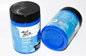 Deep Cyan Acrylic Paint – 300ml Monte Marte