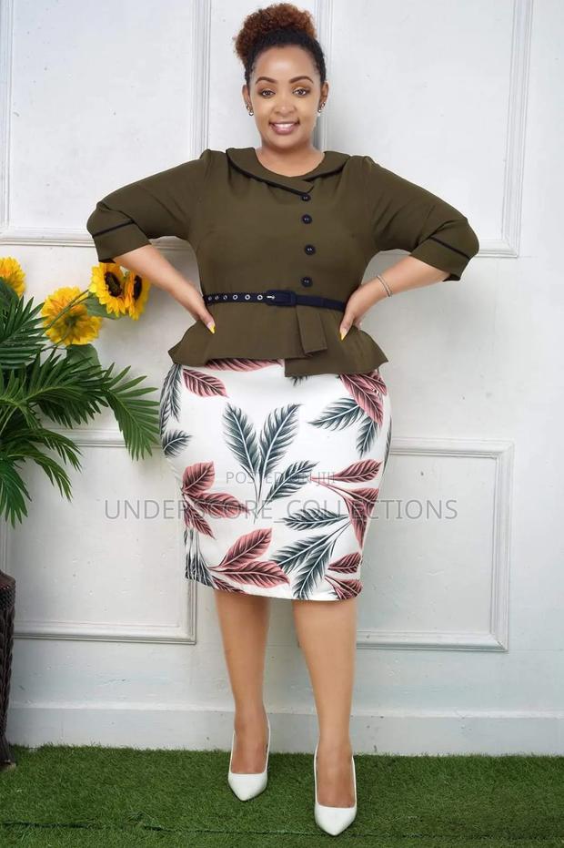 Executive Ladies Peplum Dress - main view