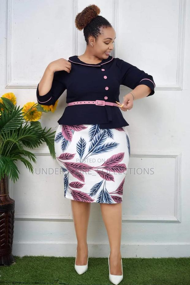 Executive Ladies Peplum Dress - thumbnail 6