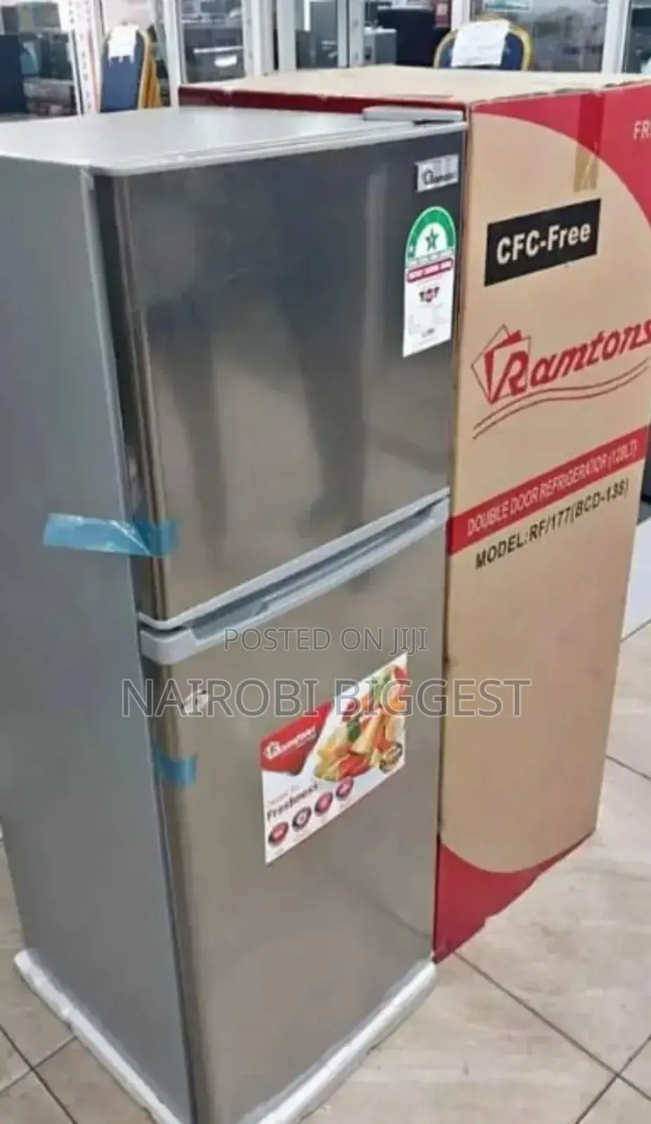Ramtons 128 Litres Double Door Fridge
