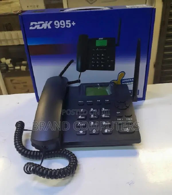 DDK 995+ Dual SIM Table/Landline GSM Phone + FM Radio