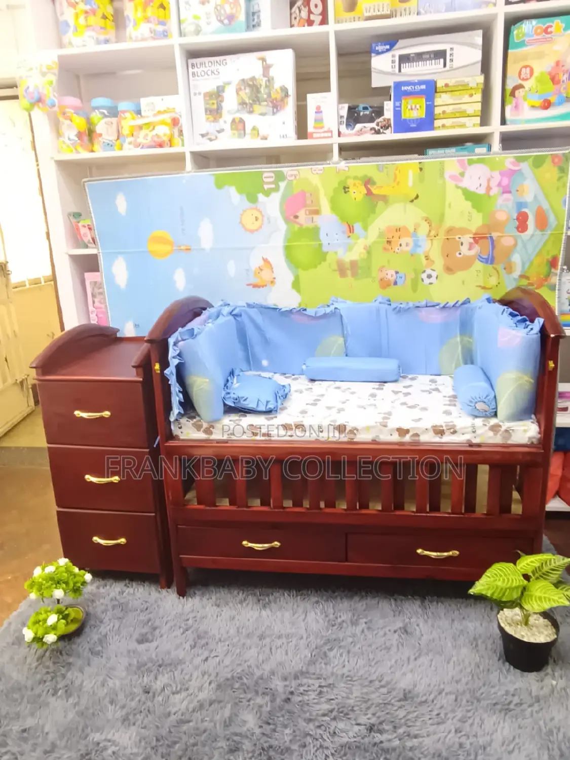 Baby Cot * Brown Baby Cot For Baby