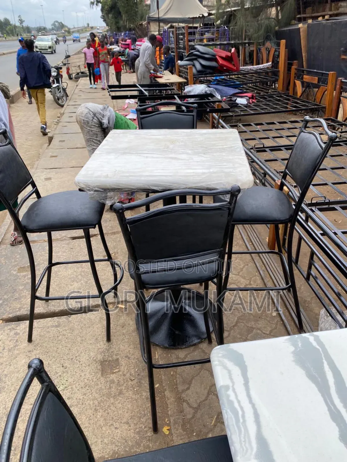 Restaurants and Bar High Chair and Table