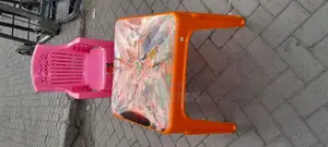 Plastic Chairs and Table Set of 4 Chairs and Table
