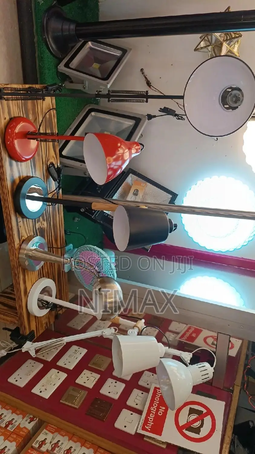 Round Study Lamp Multi Coloured