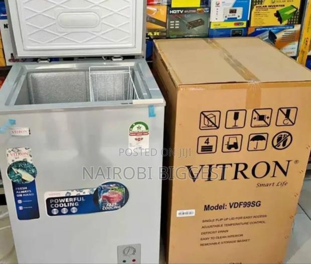 Vitron 99 Litres Grey Freezer - main view