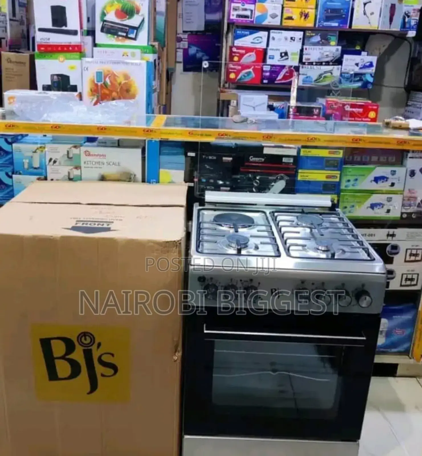 Bjs Standing 3gas+1 Electric Cooker Quality Standing Cooker