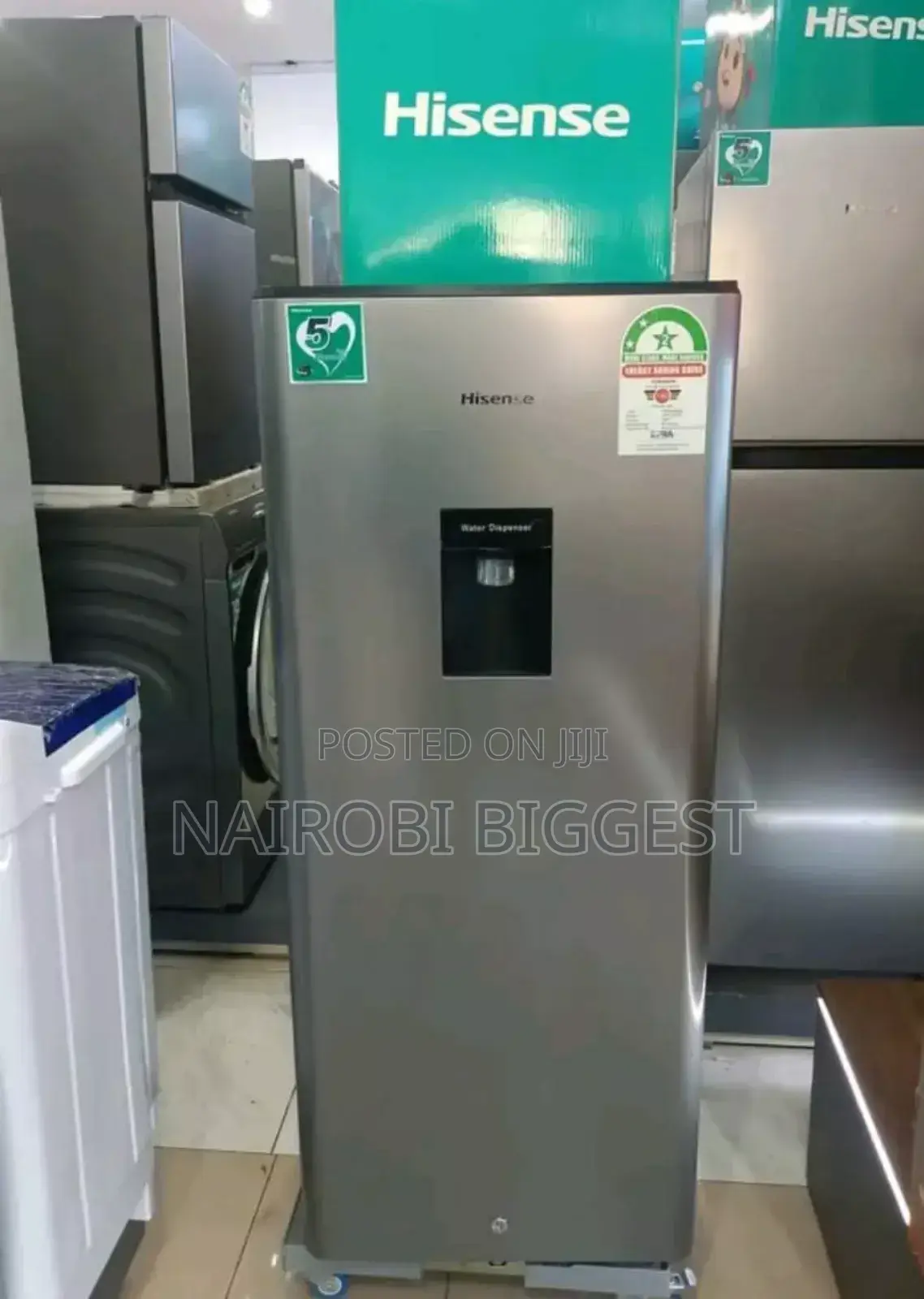 Hisense 176litre Silver Single Door Fridge