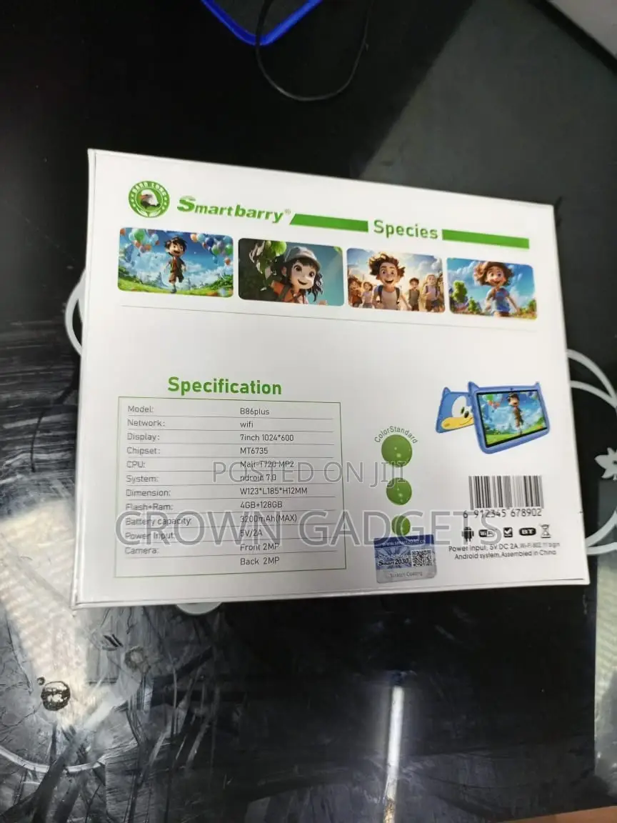 SMARTBARRY B86PLUS Kids Tablet