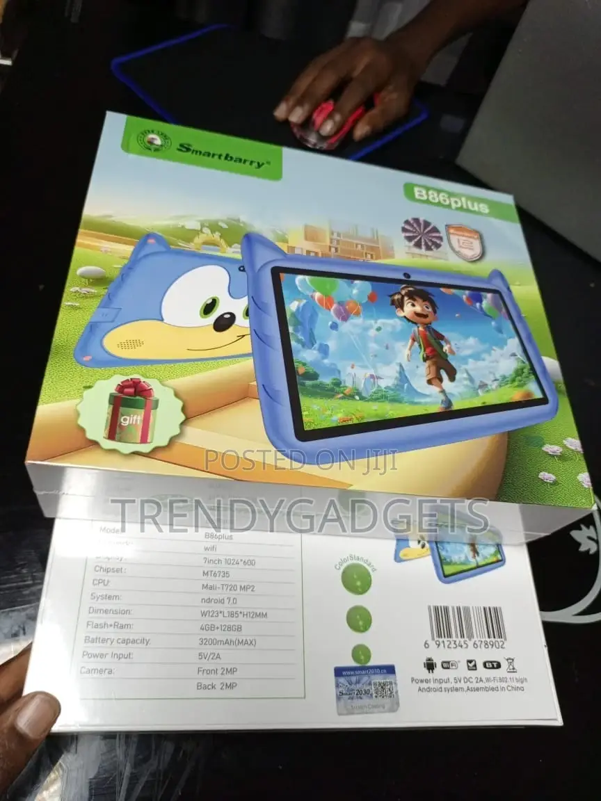 Kids Tablet Smartbarry B86plus With in-Built Educational App