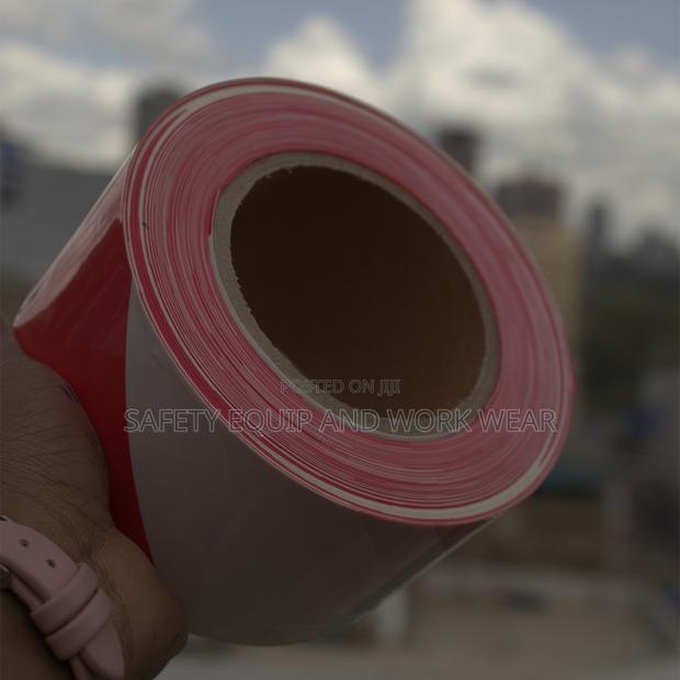 Red White Barricading Tapes - main view
